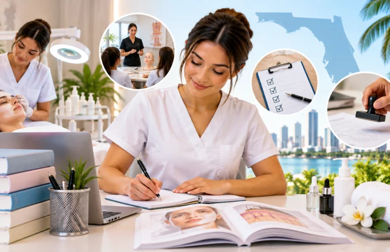 Florida Esthetician License Requirements: Education, Training & Application